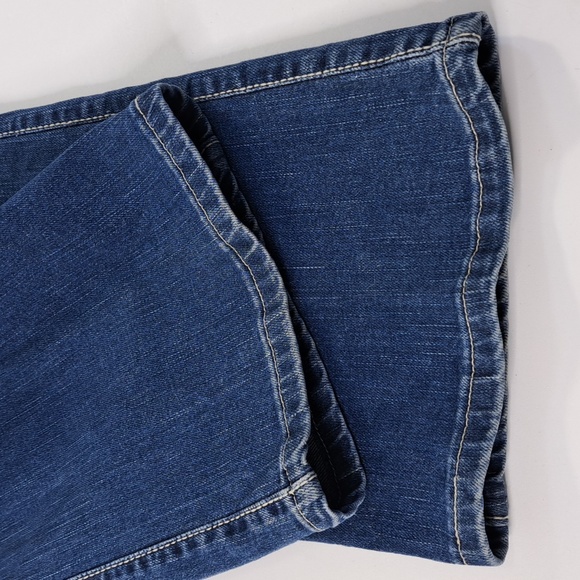 Wrangler Q-Baby No Gap Waistband Bootcut Blue Jeans Size  9/10 x 32 - Picture 13 of 17